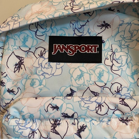 JANSPORT Black Label Superbreak Blue Sketch Floral Backpack main image 5